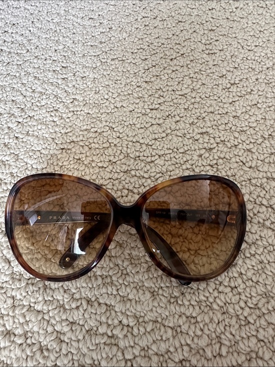 Prada Accessories - Prada Tortoiseshell Oversized Brown Gradient Sunglasses